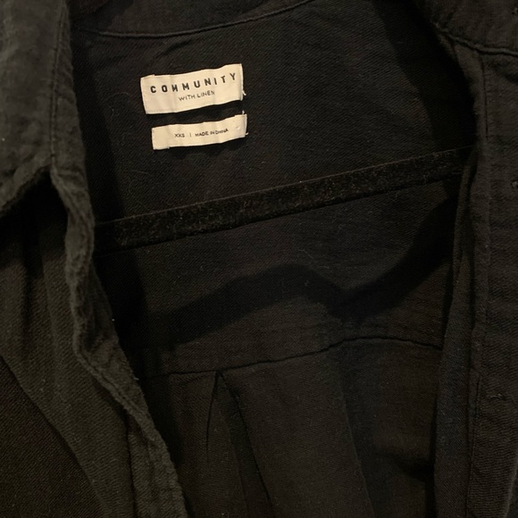 Aritzia Community black button up - Picture 2 of 2